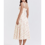 Tatiana Rose Print Midi Sundress - Endless - UAE Rental and Resale for Women's Fashion
