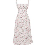 Tatiana Rose Print Midi Sundress - Endless - UAE Rental and Resale for Women's Fashion