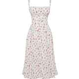 Tatiana Rose Print Midi Sundress - Endless - UAE Rental and Resale for Women's Fashion