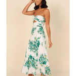 Teagan Strapless Midi Dress - Endless - UAE Rental and Resale for Women's Fashion