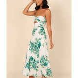 Teagan Strapless Midi Dress - Endless - UAE Rental and Resale for Women's Fashion