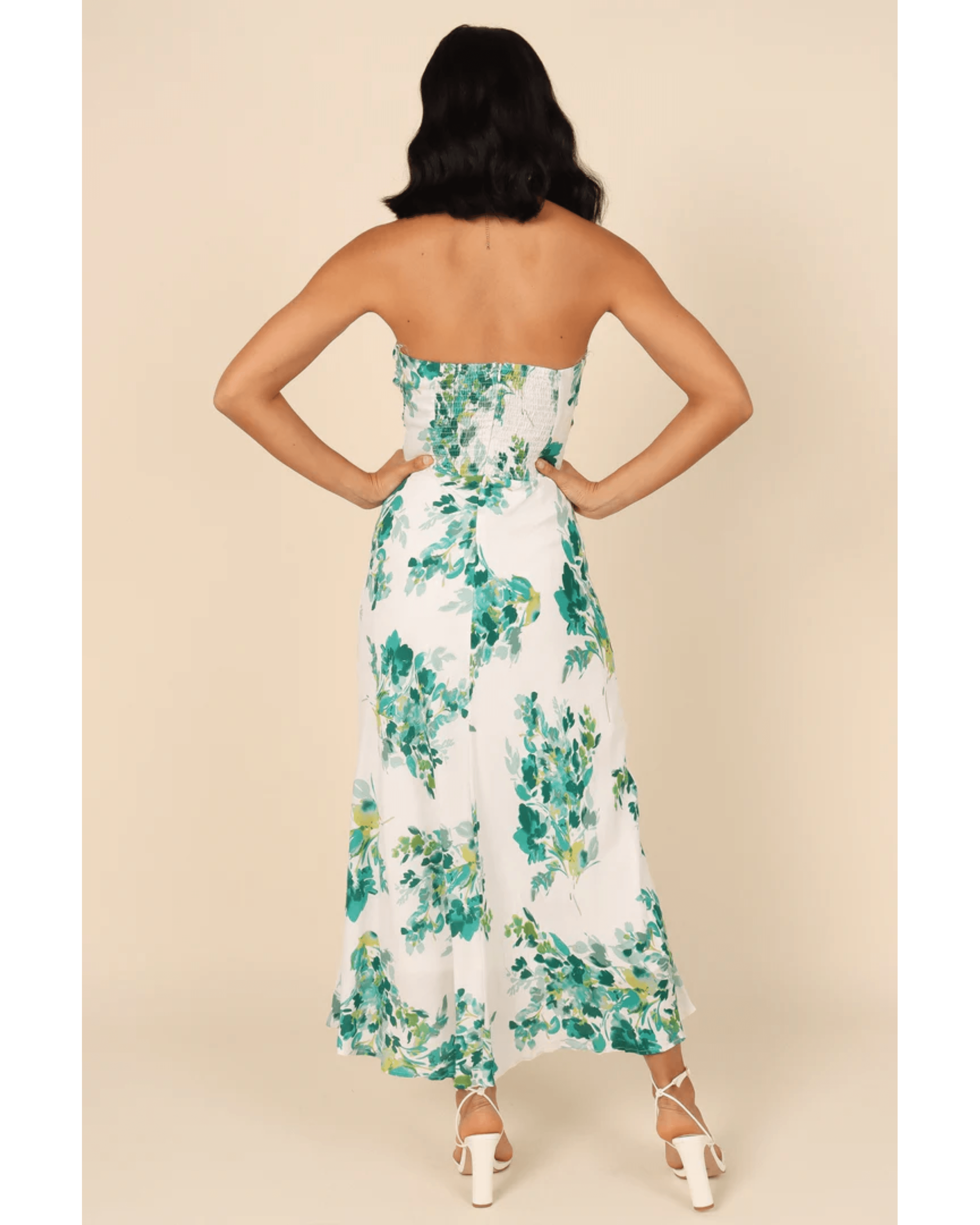 Teagan Strapless Midi Dress - Endless - UAE Rental and Resale for Women's Fashion