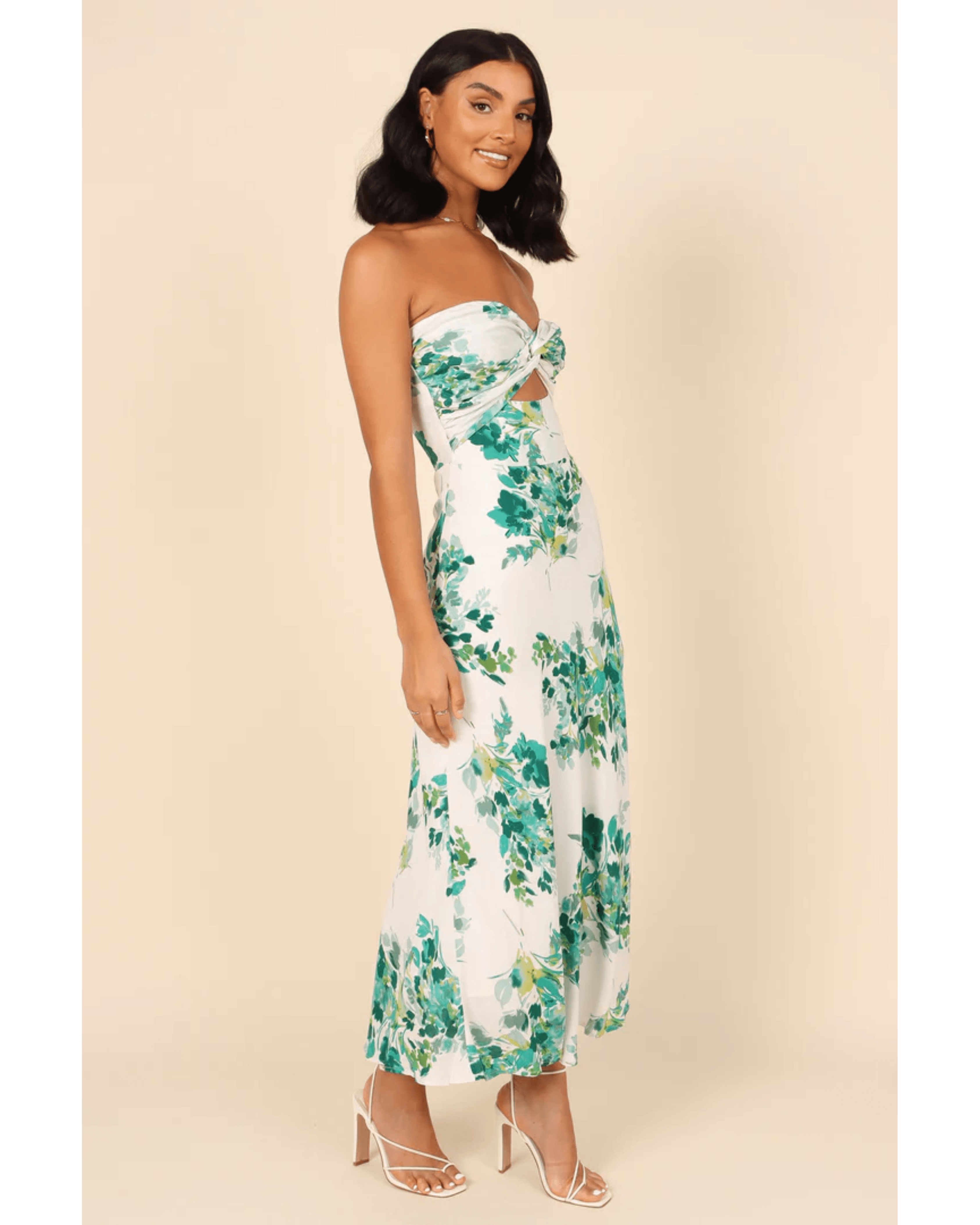 Teagan Strapless Midi Dress - Endless - UAE Rental and Resale for Women's Fashion