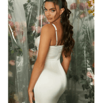 Teardrop Cup Pleated Mini Dress - Endless - UAE Rental and Resale for Women's Fashion