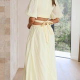 Temika Yellow Midi Dress - Endless - UAE Rental and Resale for Women's Fashion