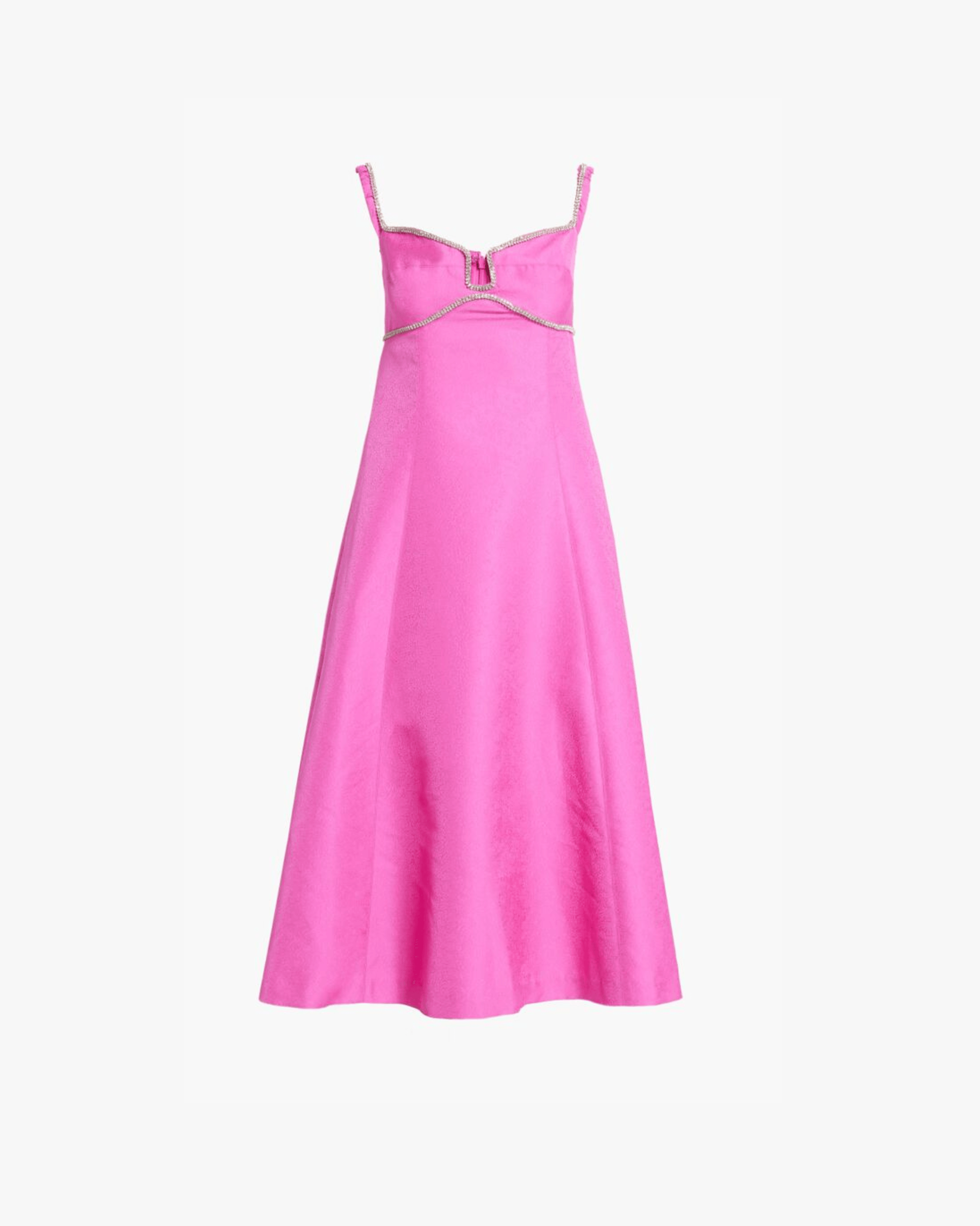 Textured Diamante Detail Midi Dress - Endless - UAE Rental and Resale for Women's Fashion