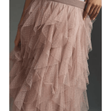 The Cheri Ruffled Tulle Midi Skirt - Endless - UAE Rental and Resale for Women's Fashion