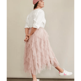 The Cheri Ruffled Tulle Midi Skirt - Endless - UAE Rental and Resale for Women's Fashion