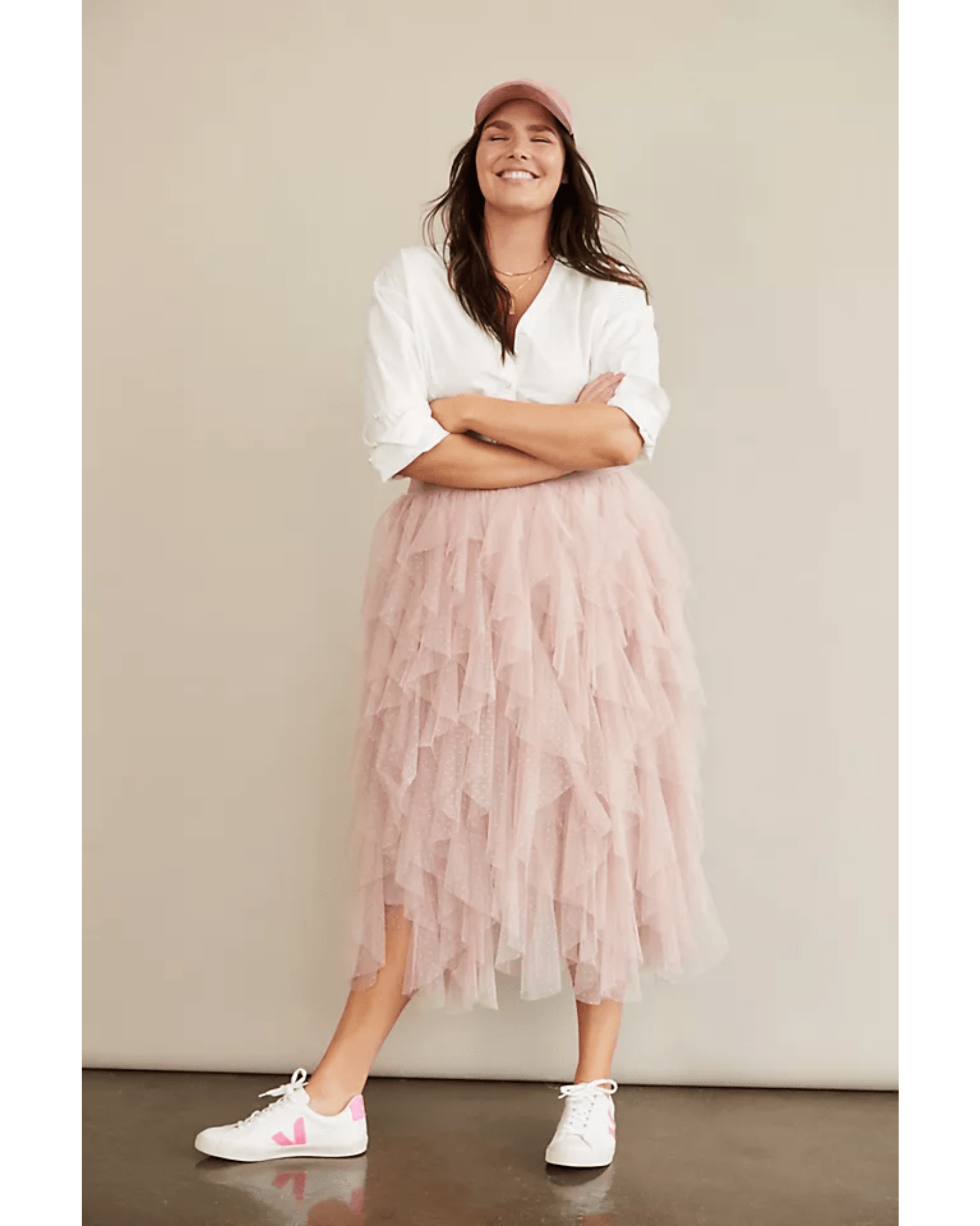 The Cheri Ruffled Tulle Midi Skirt - Endless - UAE Rental and Resale for Women's Fashion