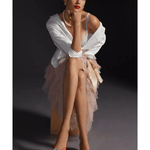 The Cheri Ruffled Tulle Midi Skirt - Endless - UAE Rental and Resale for Women's Fashion