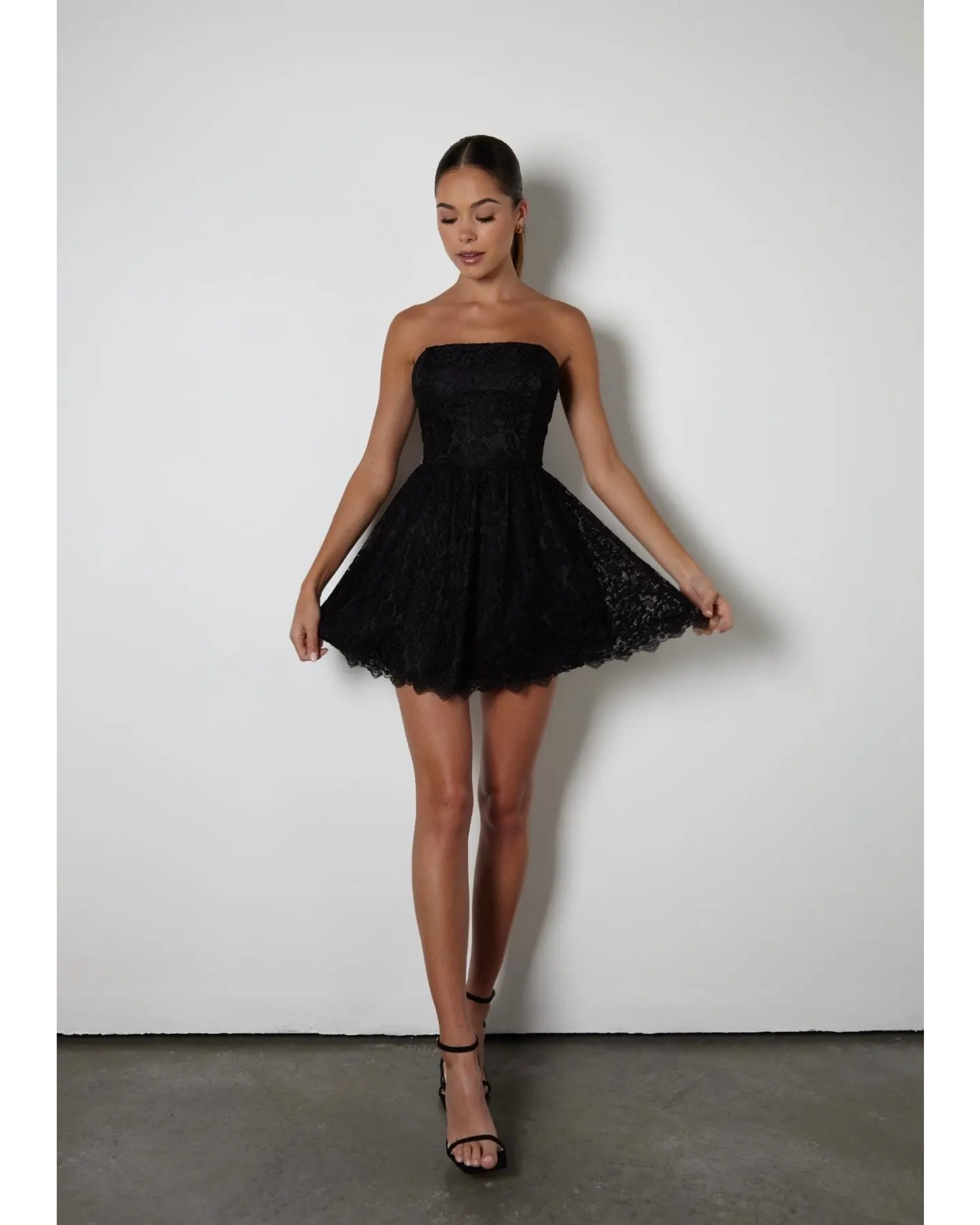 The Lux Lace Mini Dress - Endless - UAE Rental and Resale for Women's Fashion