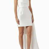 The Meyer Mini Dress in Cream - Endless - UAE Rental and Resale for Women's Fashion