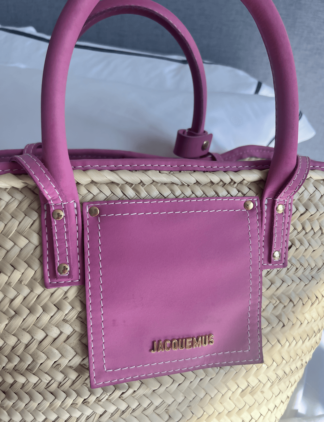 The Soli Straw Basket Bag - Endless - UAE Rental and Resale for Women's Fashion