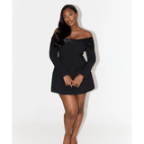 The Ultimate Muse Bow Mini Dress - Endless - UAE Rental and Resale for Women's Fashion