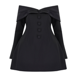 The Ultimate Muse Bow Mini Dress - Endless - UAE Rental and Resale for Women's Fashion