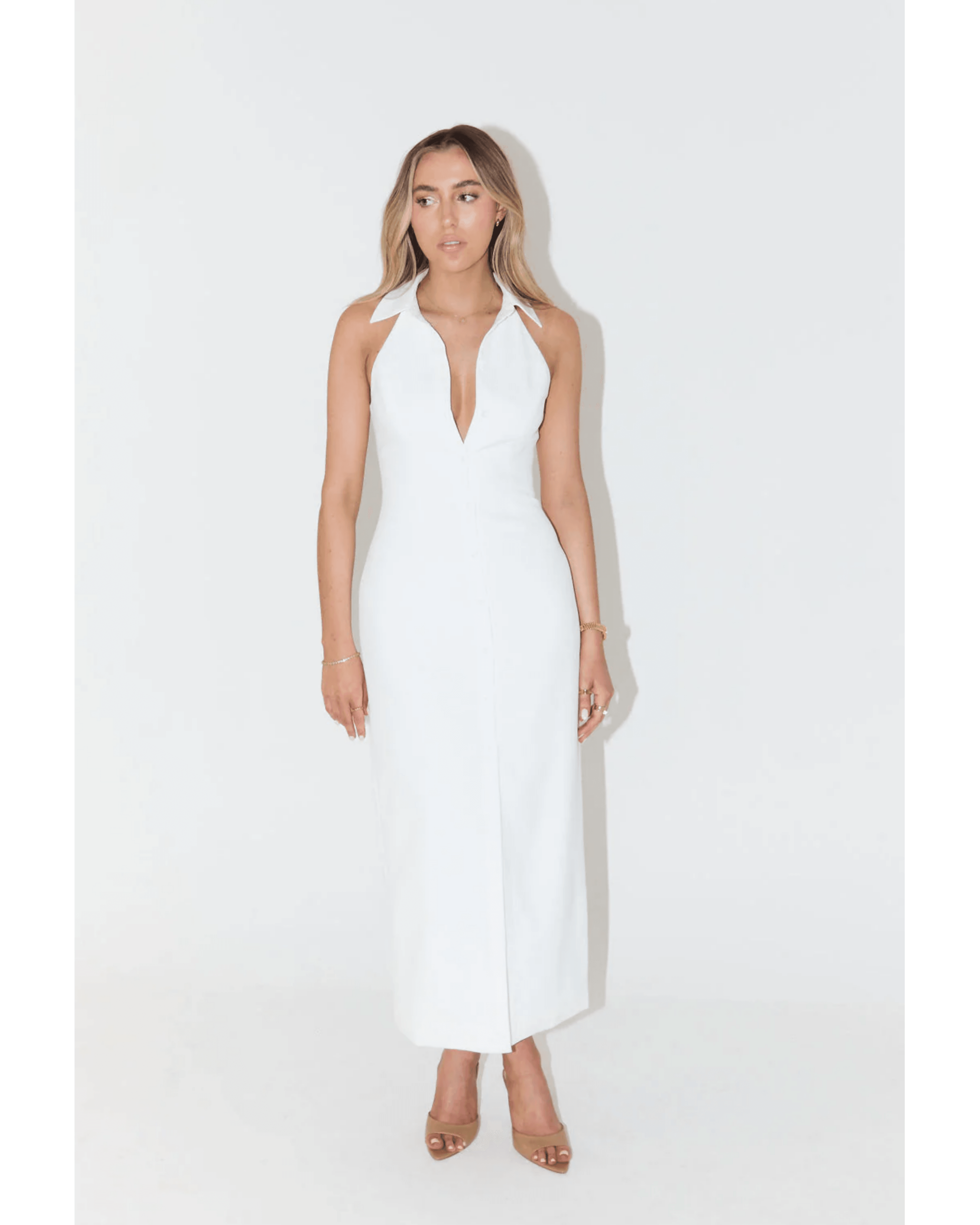 The Ultimate Muse Collar Maxi Dress - Endless - UAE Rental and Resale for Women's Fashion