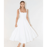 The Ultimate Muse High Waist Square Neck Midi Dress - Endless - UAE Rental and Resale for Women's Fashion