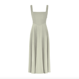 The Ultimate Muse High Waist Square Neck Midi Dress - Endless - UAE Rental and Resale for Women's Fashion