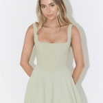 The Ultimate Muse High Waist Square Neck Midi Dress - Endless - UAE Rental and Resale for Women's Fashion