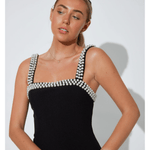 The Ultimate Muse Pearl Trim Mini Dress - Endless - UAE Rental and Resale for Women's Fashion