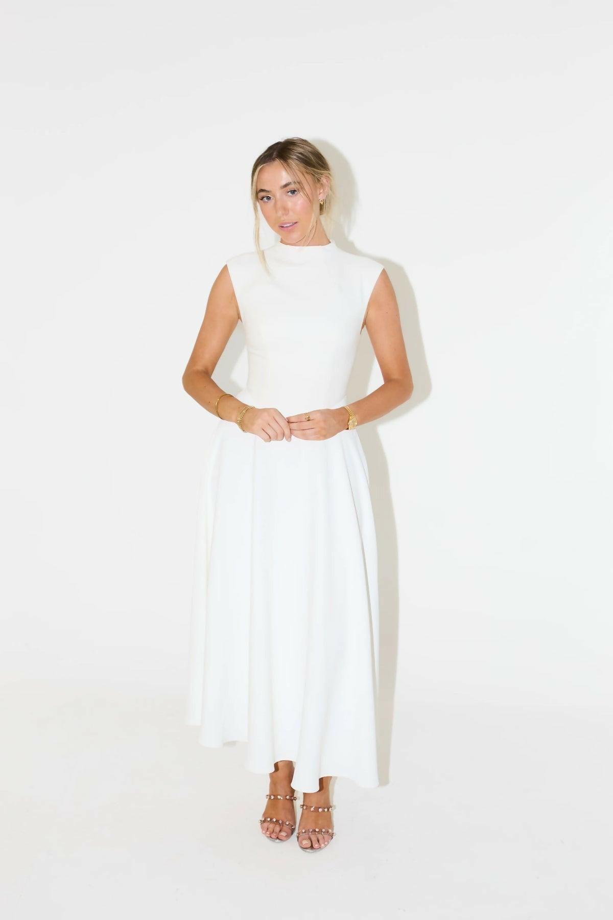 The Ultimate Muse Sleeveless High Waist Midi Dress - Endless - UAE Rental and Resale for Women's Fashion