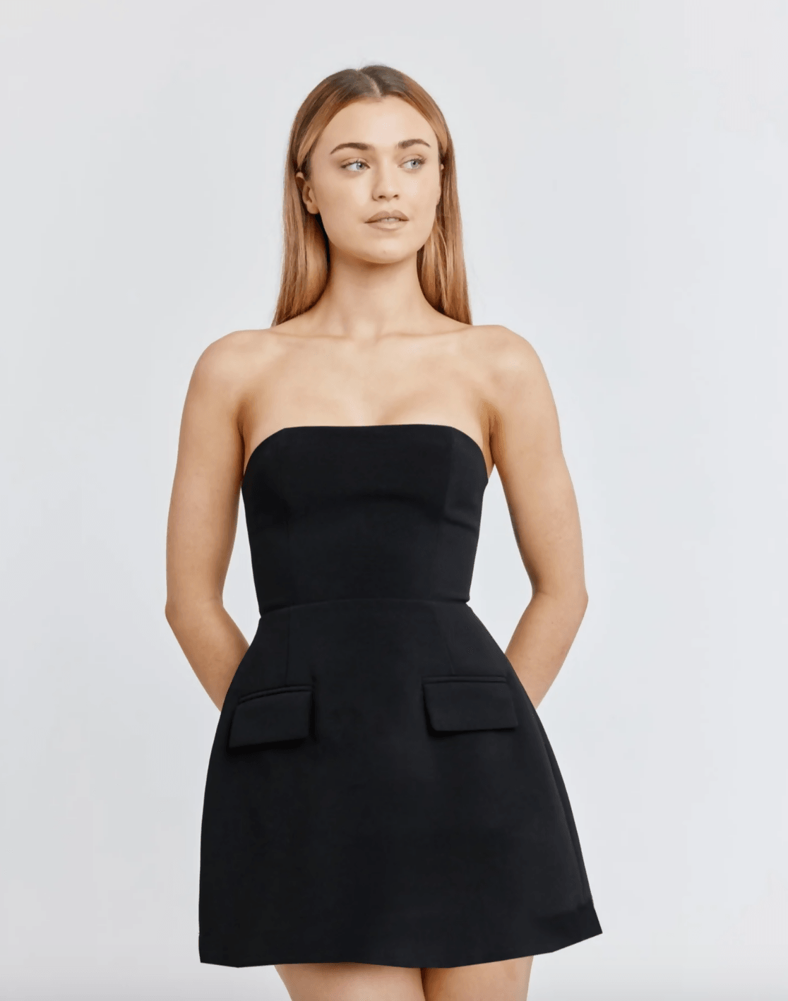The Ultimate Muse Strapless Dress in Black - Endless - UAE Rental and Resale for Women's Fashion