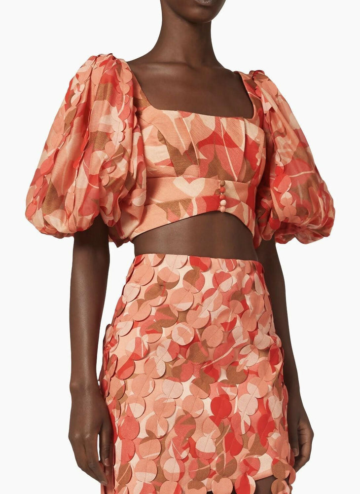 Thurston Crop Top & Miranda Fringe Skirt - Endless - UAE Rental and Resale for Women's Fashion
