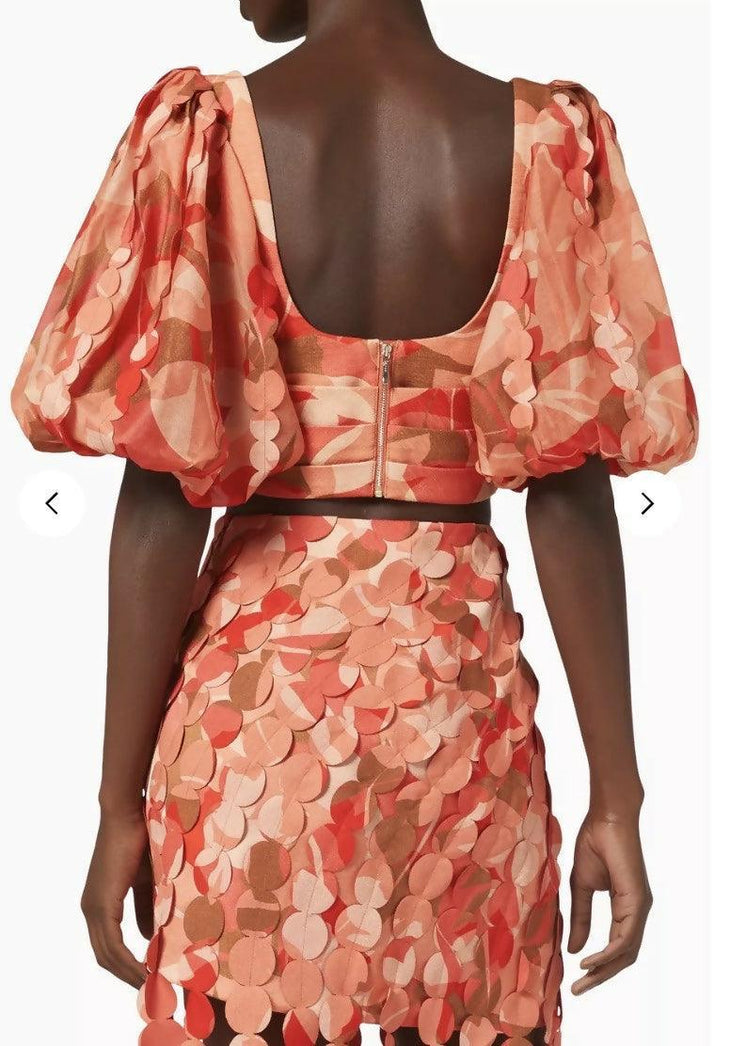 Thurston Crop Top & Miranda Fringe Skirt - Endless - UAE Rental and Resale for Women's Fashion