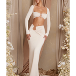 Tiani Asymmetric Draped Maxi Skirt - Endless - UAE Rental and Resale for Women's Fashion