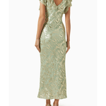 Tilda Ruffle Maxi Dress - Endless - UAE Rental and Resale for Women's Fashion
