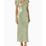 Tilda Ruffle Maxi Dress - Endless - UAE Rental and Resale for Women's Fashion