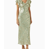 Tilda Ruffle Maxi Dress - Endless - UAE Rental and Resale for Women's Fashion