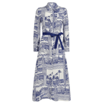 Toile De Jouy Shirt Dress - Endless - UAE Rental and Resale for Women's Fashion