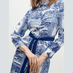 Toile De Jouy Shirt Dress - Endless - UAE Rental and Resale for Women's Fashion