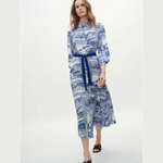 Toile De Jouy Shirt Dress - Endless - UAE Rental and Resale for Women's Fashion