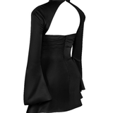 Toira Black Draped Corset Dress - Endless - UAE Rental and Resale for Women's Fashion