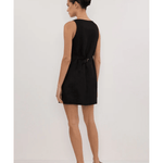Tommy Black Linen Mini Dress - Endless - UAE Rental and Resale for Women's Fashion