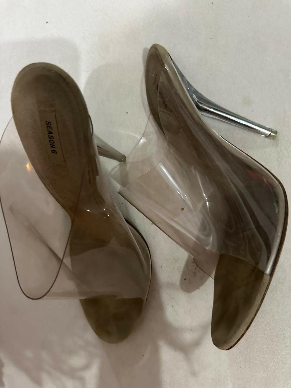 Transparent Mules - Endless - UAE Rental and Resale for Women's Fashion
