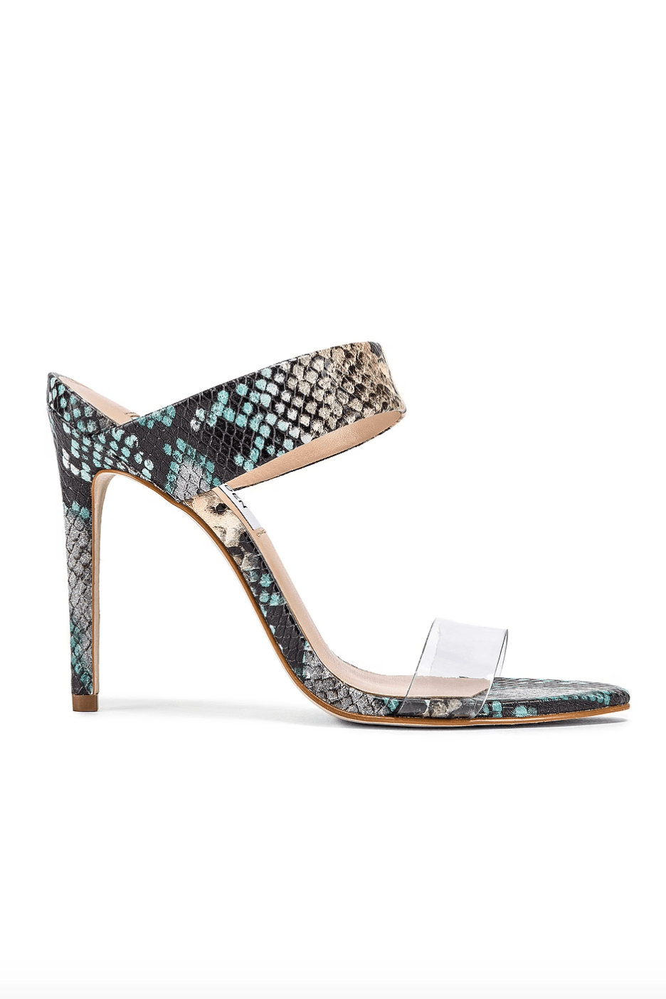Transparent Strap Heeled Mules - Endless - UAE Rental and Resale for Women's Fashion
