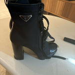 Triangle-Logo 110mm Boots - Endless - UAE Rental and Resale for Women's Fashion