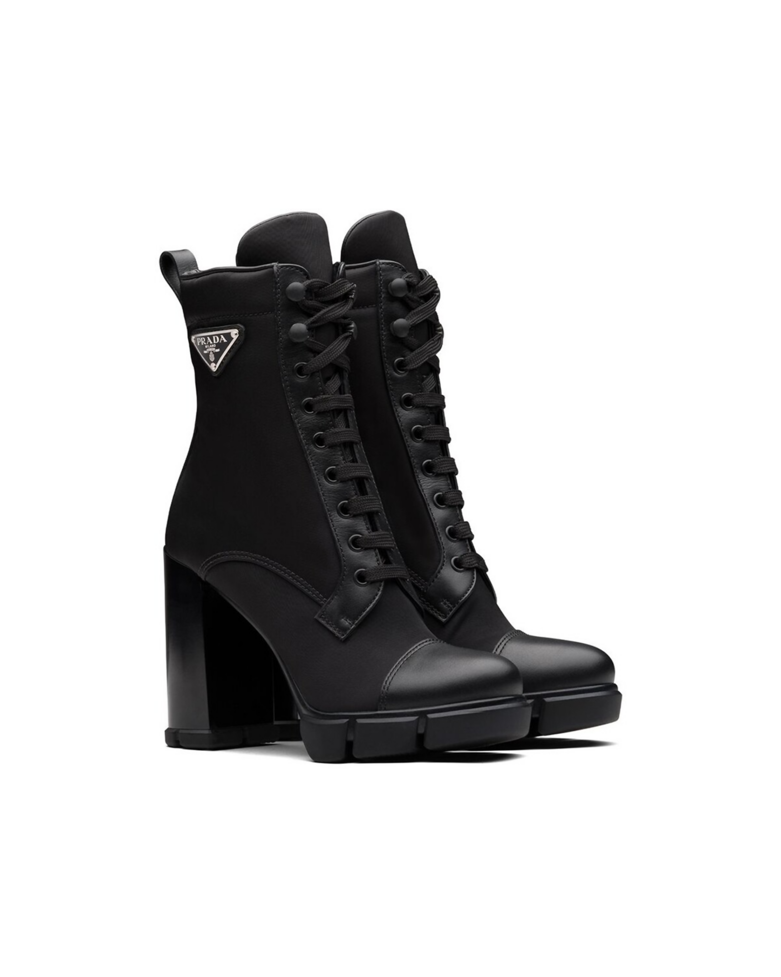 Triangle-Logo 110mm Boots - Endless - UAE Rental and Resale for Women's Fashion