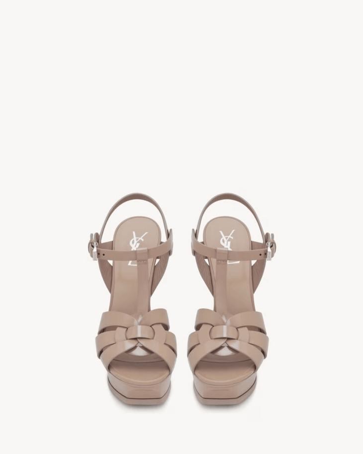 Tribute Platform Sandals in Patent Leather - Endless - UAE Rental and Resale for Women's Fashion