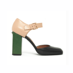 Tricolour Mary Jane Heel Sandals - Endless - UAE Rental and Resale for Women's Fashion