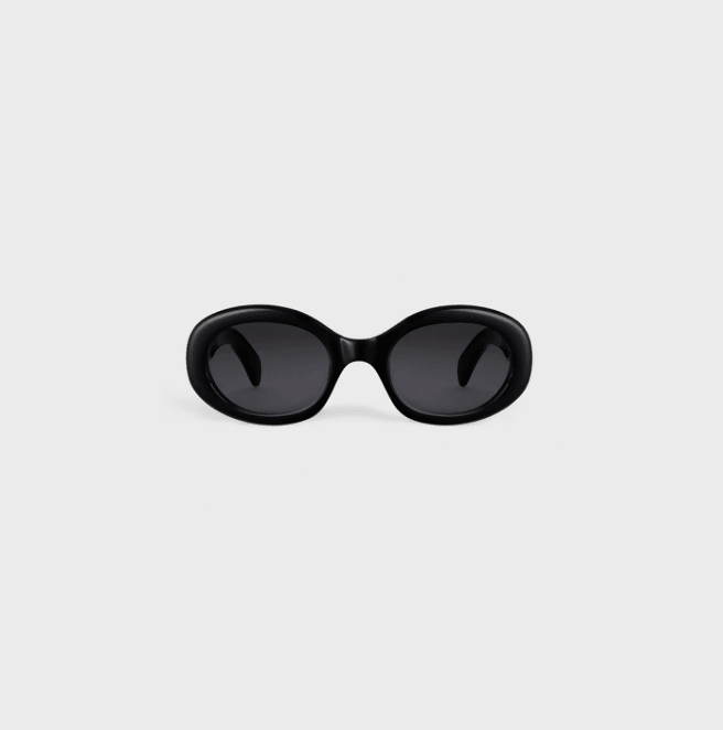 Triomphe 01 Oval Sunglasses in Black - Endless - UAE Rental and Resale for Women's Fashion