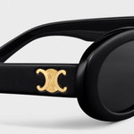 Triomphe 01 Oval Sunglasses in Black - Endless - UAE Rental and Resale for Women's Fashion