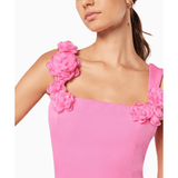 Trompe 3D Floral Mini Dress - Endless - UAE Rental and Resale for Women's Fashion