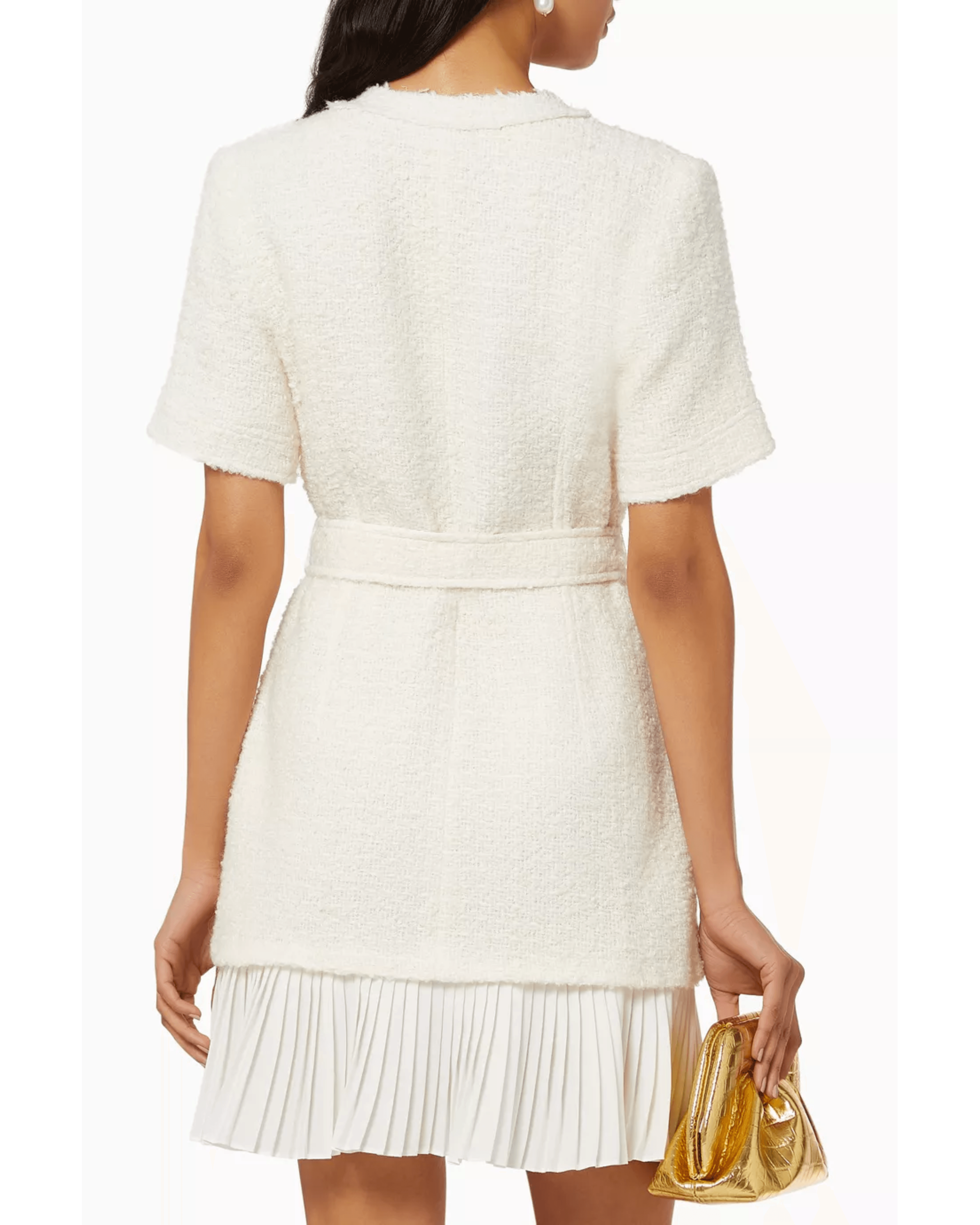 Tweed-effect Coat Dress - Endless - UAE Rental and Resale for Women's Fashion