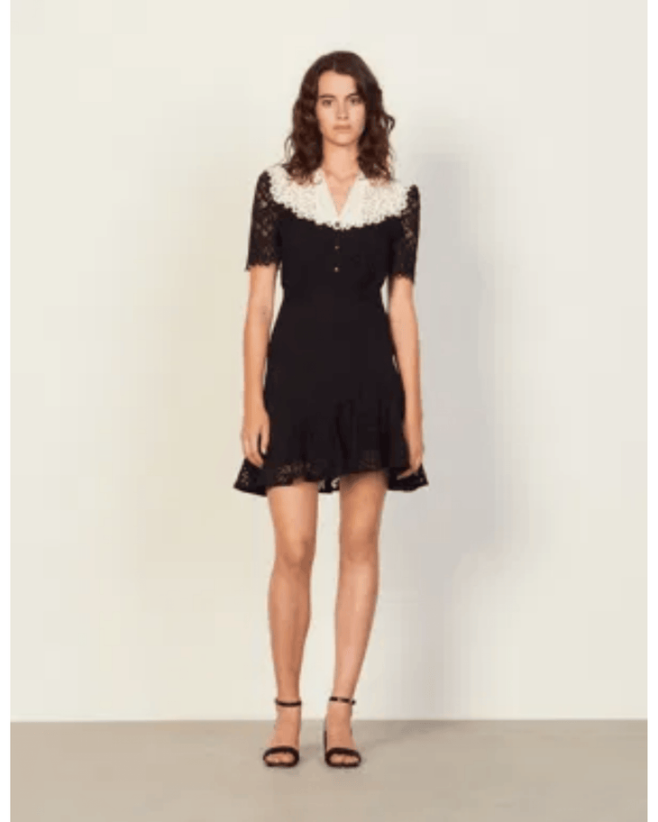 Two-Tone Lace Dress - Endless - UAE Rental and Resale for Women's Fashion