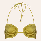 Tyra Bikini Top Reversible Green