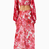 Saphira Cut-out Dress in Crepe de Chine